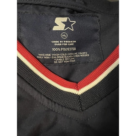 CLEVELAND INDIANS / CHIEF WAHOO / JACOBS FIELD Embroidered Xl Pullover Jacket - Picture 2 of 5